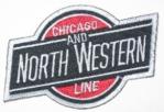 CHICAGO & NORTH WESTERN LINE RAILROAD PATCH